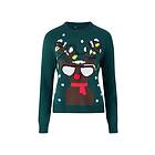 Only onlXmas Deco Stripe Christmas Sweater (Naisten)