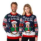 Pingvin på Skidor Christmas Sweater (Unisex)