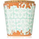 Mosaic Wax Design Green Mint scented Candle 10x10 cm