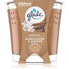 Glade Sensual Sandalwood & Jasmine scented Candle 129g