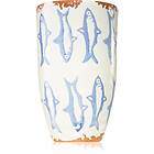 Wax Design Fish Blue Mediterranean scented Candle 21x13 cm