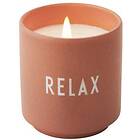 Design Letters Scented candle Small Nude Relax