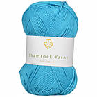 Shamrock Yarns 100% Bomull Garn 12 Mörk Turkos