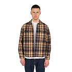 Knowledge Cotton Earth Colors Checked Overshirt (Herr)