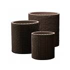 Keter Cylinder Planters 3-pack