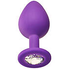 Baseks Jewelled Butt Plug Medium Purple