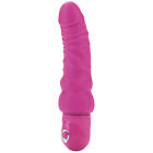 CalExotics Power Stud Curvy Dildo Vibrator Rose