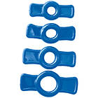 Doc Johnson TitanMen Cock Ring Set Blue