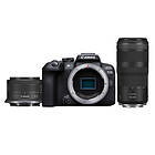 Canon EOS R10 + RF-S 18-45/4,5-6,3 IS STM + RF 100-400/5,6-8 IS USM