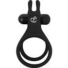 EasyToys Double Vibrating Cock Ring With Rabbit Ears