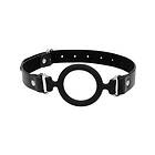 Ouch! Silicone Ring Gag with Leather Straps