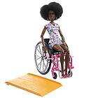 Barbie Fashionistas Doll with Wheelchair and Ramp HJT14