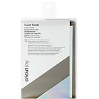 Cricut Joy A6 insättskort 12-pack (grey/holographic)