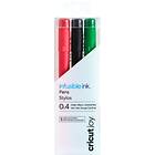 Cricut Joy Infusible Ink penna med fin spets 3-pack (svart, röd, grön)