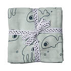 Done By Deer Sea Friends Swaddle 120x120cm 2-pack