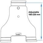 Brodit 727072 Aktiv holder Bil Sort