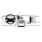 Brodit ProClip Monteringsbygel Hyundai Sonata 94-98 Centrerad 852036