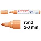 Edding 4500 Textilpenna 2,0-3,0mm (ljusorange)