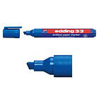 Edding 33 Märkpenna Permanent 1,0-5,0mm (blå)