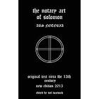 The Notary Art of Solomon: Ars Notoria
