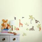 RoomMates Väggdekor Jungle Animals Dwell Studio Peel and Stick Wall Decals RMK3366SCS