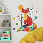 RoomMates Väggdekor Andy Westface Rainbow Fox Giant Peel & stick Wall Decals RMK4119GM