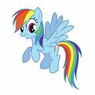 RoomMates Väggdekor Kids My Little Pony Regnbåge MY LITTLE PONY RAINBOW DASH RMK2532GM