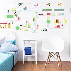 Walltastic Väggdekor Transport Wall Stickers 44869