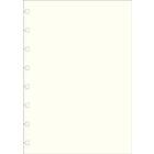 Filofax A5 Notebook refill plain paper white