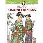 Creative Haven Japanese Kimono Designs Coloring Book