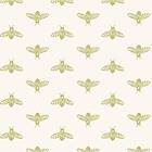 Joules Fototapet Block Print Bee Antique Gold cm Tapet Non-Woven 10mx52cm 118547
