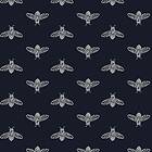 Joules Fototapet Block Print Bee French Navy cm Tapet Non-Woven 10mx52cm 118546
