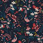 Joules Tapet Fields Edge Floral French Navy Non-Woven 10mx52cm 118568