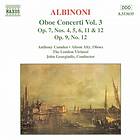 Tomaso Giovanni Albinoni Albinoni: Oboe Concerti, Volume 3 CD