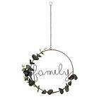 Bigbuy Home Skylt S1123181 Family Gyllene Ø 31 cm 118270