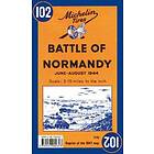 Battle of Normandy Michelin Historical Map 102