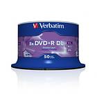 Verbatim DVD+R DL 8,5GB 8x 50-pack Spindel