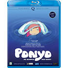 Ponyo På Klippen Ved Havet Blu-ray