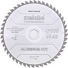 Metabo Sågklinga Aluminium Cut Professional 165x20 Z48 FZ/TZ 5°neg