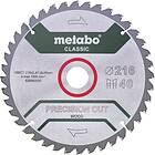 Metabo PRECISION CUT WOOD CLASSIC 628652000 Cirkelsågblad 216 x 30 1,8 mm Antal tänder (per tum): 40 1 st