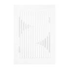 MOEBE Relief konstverk organic lines 14,8x21 cm Off White