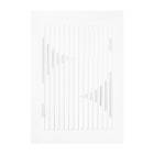 MOEBE Relief konstverk organic lines 21x29.7 cm Off White