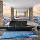 Artgeist Fototapet Skyward Travel från beige och blått tryck 150x105