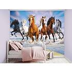Walltastic Vilda hästar tapet 243 x 305 cm