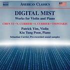 Patrick Yim Currier, Tsontakis & Yi: Digital Mist Works For Violin Piano CD