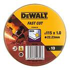 Dewalt Dt3506 115x1 Mm 10-pack Kapskiva Dewalt 115x1mm (10 Pack)