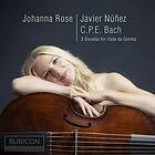 JOHANNA Johanna C.P.E. Bach: 3 Sonatas For Viola Da Gamba CD