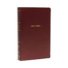NKJV, Gift and Award Bible, Leather-Look, Burgundy, Red Letter, Comfort Print