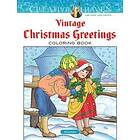 Creative Haven Vintage Christmas Greetings Coloring Book