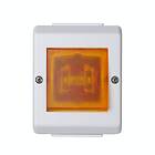 Elko Strömbrytare 1-pol IP55 Orange RS Renvit utp RV EKO07466